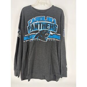 Carolina Panthers NFL Hands High Long Sleeve‎ Shirt Mens 2XL Football